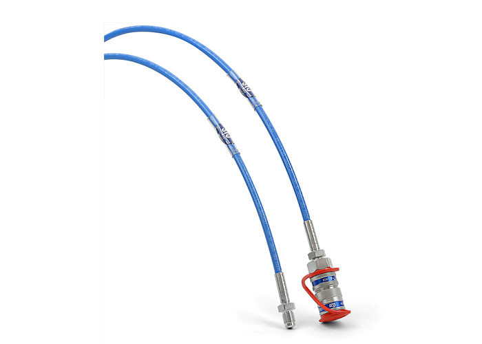 tubo flessibile ad alta pressione blu OD 9.5mm dell'acqua del tubo flessibile ultra ad alta pressione 150MPa