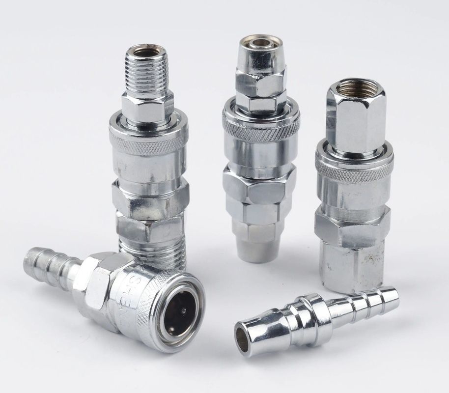Connettore di accoppiamento rapido pneumatico di grado industriale BSPP / NPT / G Thread 1.0MPa Nitto / Cejn / Rectus Compatibile