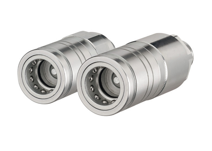 Giunto rapido idraulico PPK ISO 7241-1 A Serie Cono - 250 Bar Bloccaggio a sfere in acciaio per macchinari pesanti